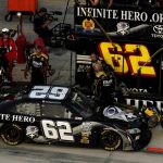 car #66 makes a pit stop