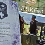 infinite hero booth at the Oakley pro am